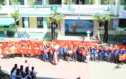 Sinh viên Đà Nẵng đồng lòng bảo vệ chủ quyền Tổ quốc